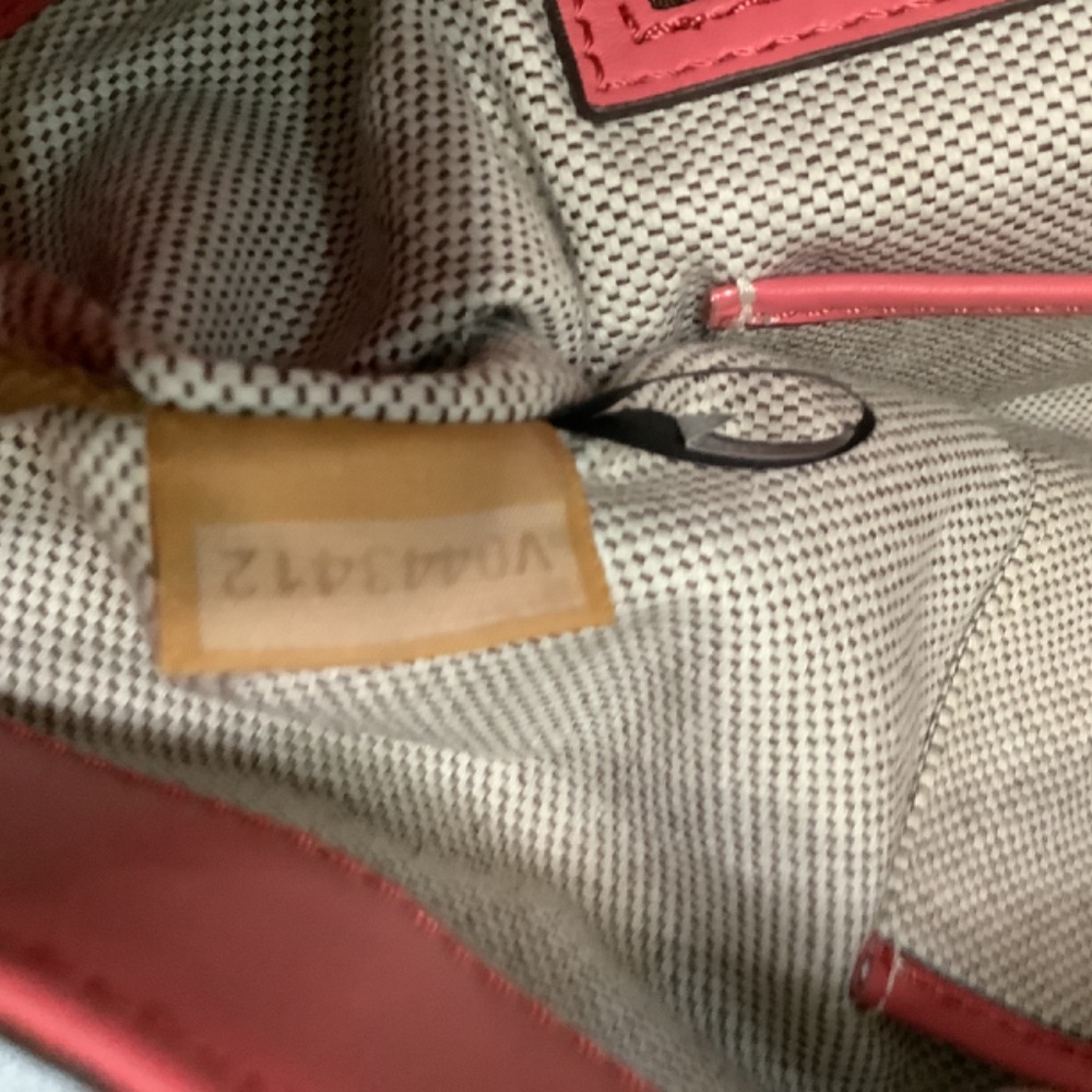 EUC pink Dooney & Bourke saddle, tote bag purse large - Picture 9 of 16